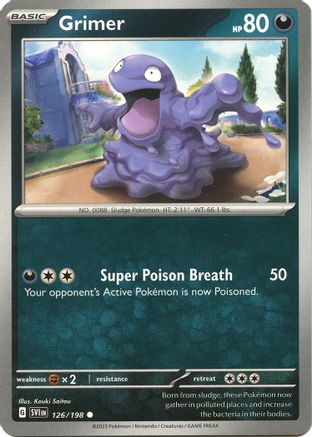 Grimer - 126/198 [126] (SV01: Scarlet & Violet Base Set)