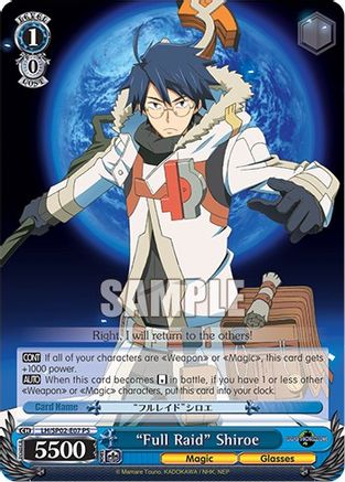 "Full Raid" Shiroe (LH/SP02-E07 PS) - LOG HORIZON Power Up Set