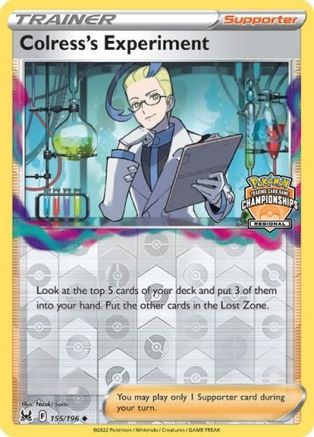 Colress's Experiment (Regional Championships) [155] (League & Championship Cards) Reverse Holofoil