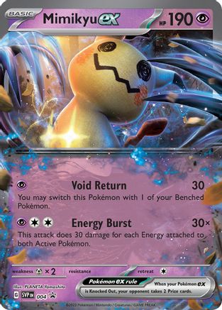 Mimikyu ex [4] (SV: Scarlet & Violet Promo Cards) Holofoil