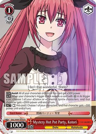 Mystery Hot Pot Party, Kotori [Date A Live Vol.2]