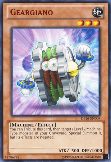 Geargiano (Red) [DL16-EN009] Rare - Josh's Cards