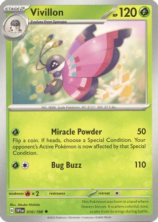 Vivillon 010/198 - SV01 Scarlet & Violet Base Set