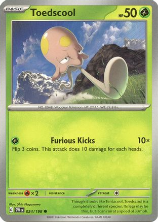 Toedscool 024/198 - SV01 Scarlet & Violet Base Set