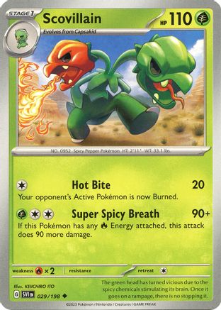 Scovillain 029/198 - SV01 Scarlet & Violet Base Set Reverse Holofoil