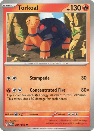 Torkoal - 035/198 [35] (SV01: Scarlet & Violet Base Set)