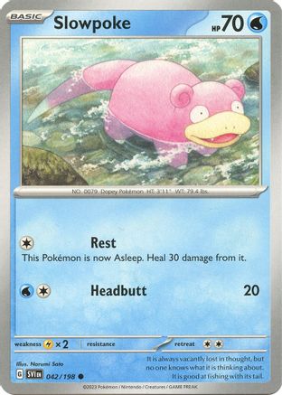 Slowpoke 042/198 - SV01 Scarlet & Violet Base Set