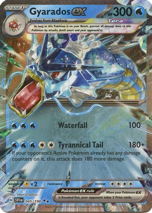 Gyarados ex - 045/198 [45] (SV01: Scarlet & Violet Base Set) Holofoil