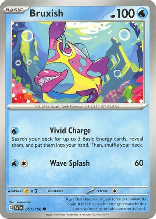 Bruxish - 051/198 [51] (SV01: Scarlet & Violet Base Set)