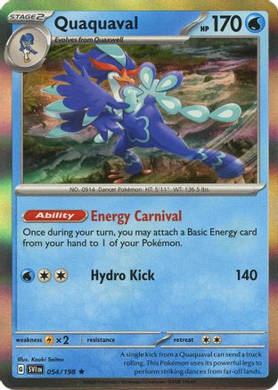 Quaquaval 054/198 - SV01 Scarlet & Violet Base Set Holofoil