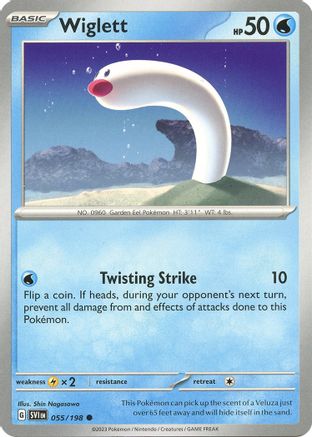 Wiglett - 055/198 [55] (SV01: Scarlet & Violet Base Set)