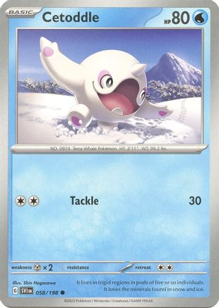 Cetoddle - 058/198 [58] (SV01: Scarlet & Violet Base Set)