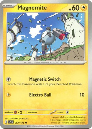 Magnemite - 063/198 [63] (SV01: Scarlet & Violet Base Set)