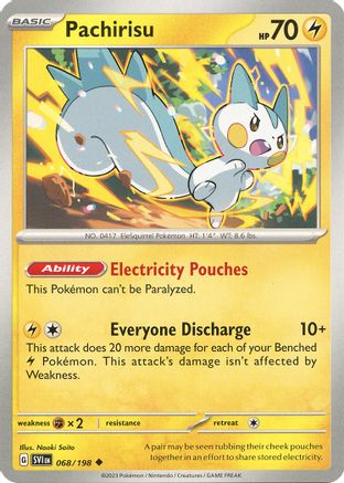 Pachirisu - 068/198 [68] (SV01: Scarlet & Violet Base Set)