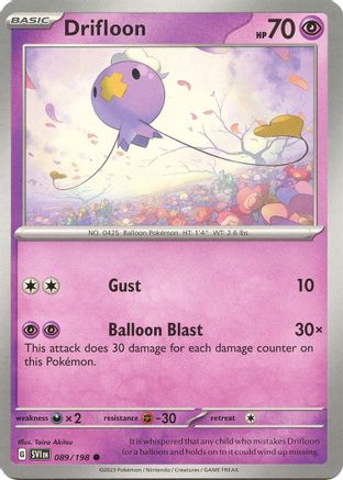 Drifloon - 089/198 [89] (SV01: Scarlet & Violet Base Set)