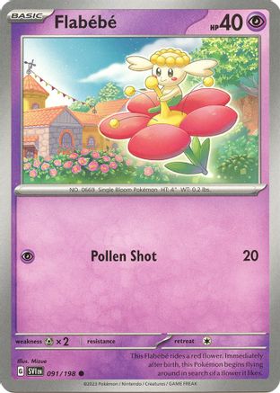 Flabebe 091/198 - SV01 Scarlet & Violet Base Set