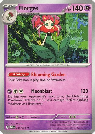 Florges - 093/198 [93] (SV01: Scarlet & Violet Base Set)