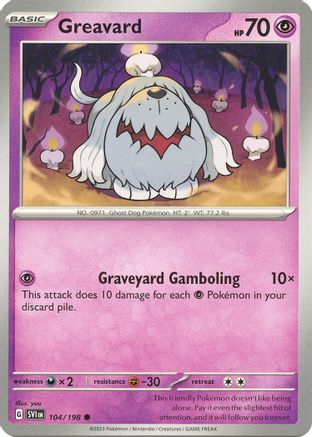 Greavard - 104/198 [104] (SV01: Scarlet & Violet Base Set)