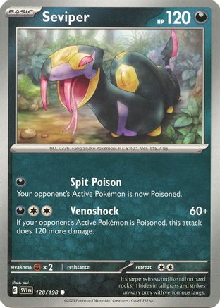 Seviper 128/198 - SV01 Scarlet & Violet Base Set