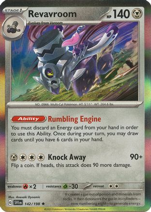 Revavroom 142/198 - SV01 Scarlet & Violet Base Set Reverse Holofoil