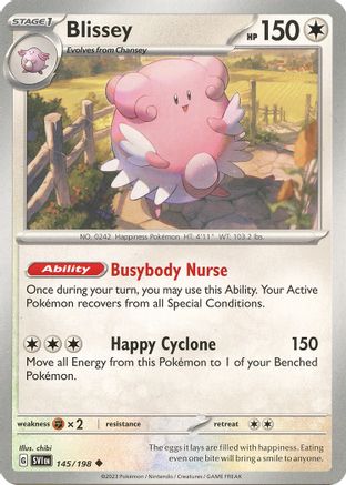 Blissey - 145/198 [145] (SV01: Scarlet & Violet Base Set)