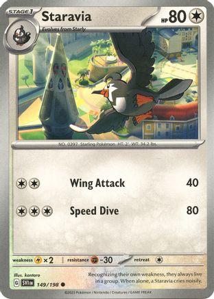 Staravia 149/198 - SV01 Scarlet & Violet Base Set