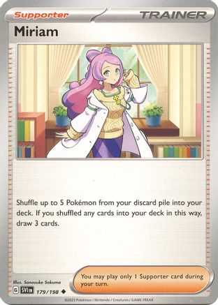 Miriam - 179/198 [179] (SV01: Scarlet & Violet Base Set)