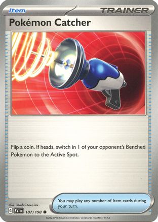 Pokemon Catcher 187/198 - SV01 Scarlet & Violet Base Set
