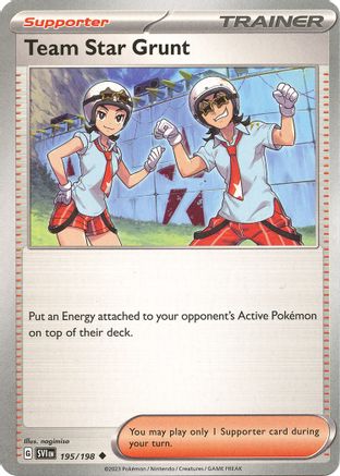 Team Star Grunt 195/198 - SV01 Scarlet & Violet Base Set