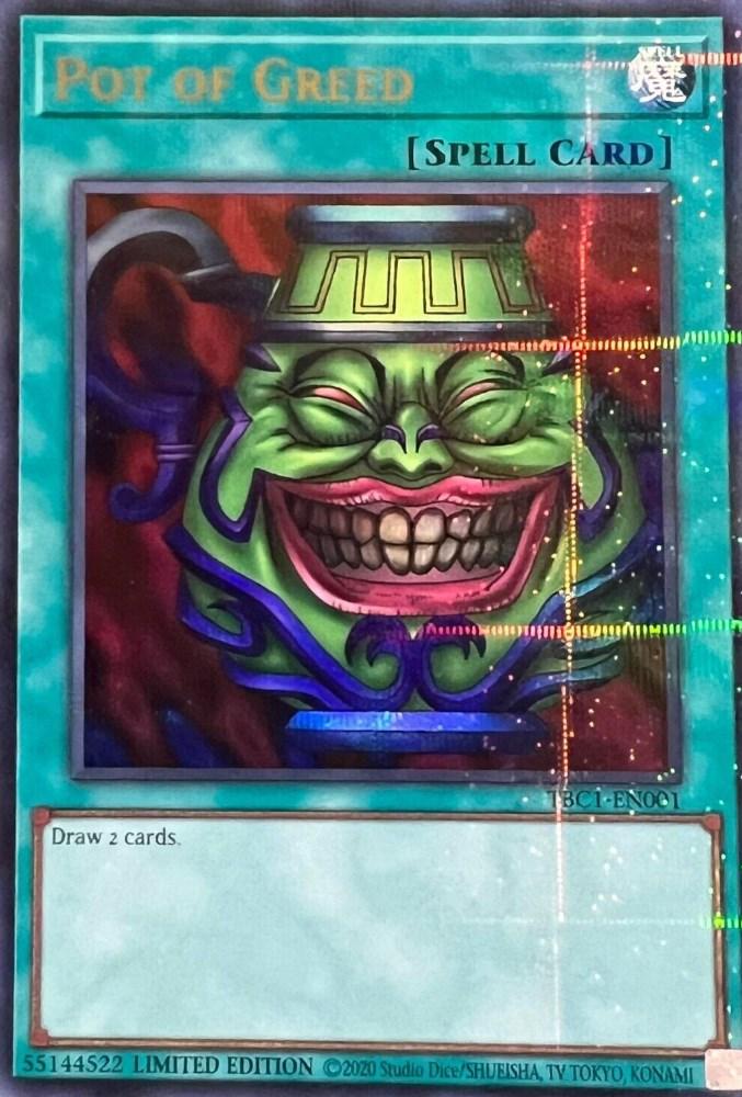 Pot of Greed [TBC1-EN001] Ultra Rare - Josh's Cards