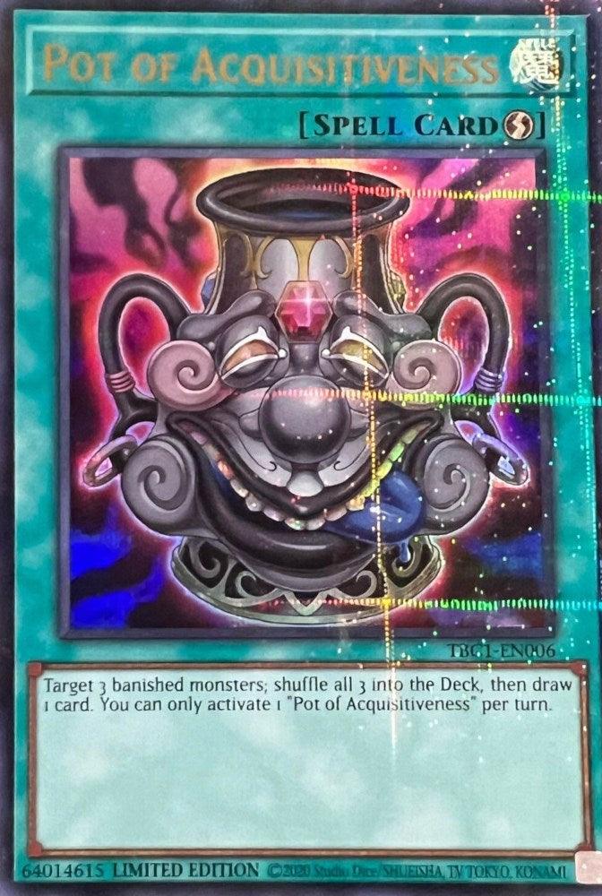 Pot of Acquisitiveness [TBC1-EN006] Ultra Rare - Josh's Cards