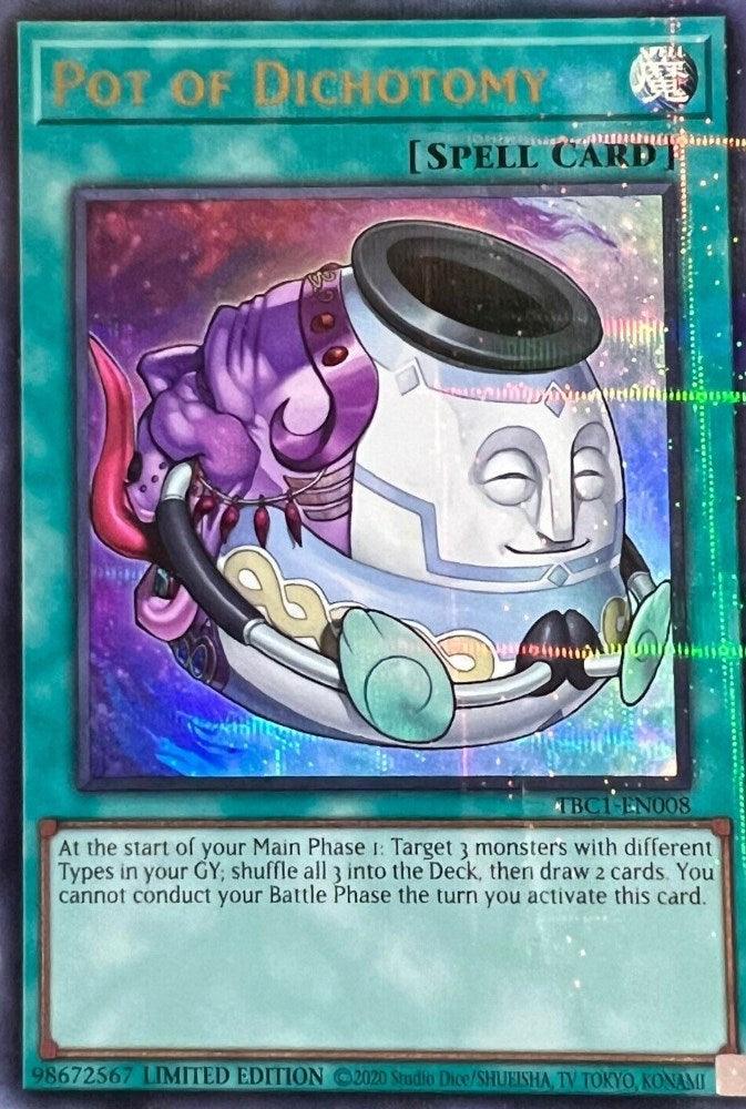 Pot of Dichotomy [TBC1-EN008] Ultra Rare - Josh's Cards