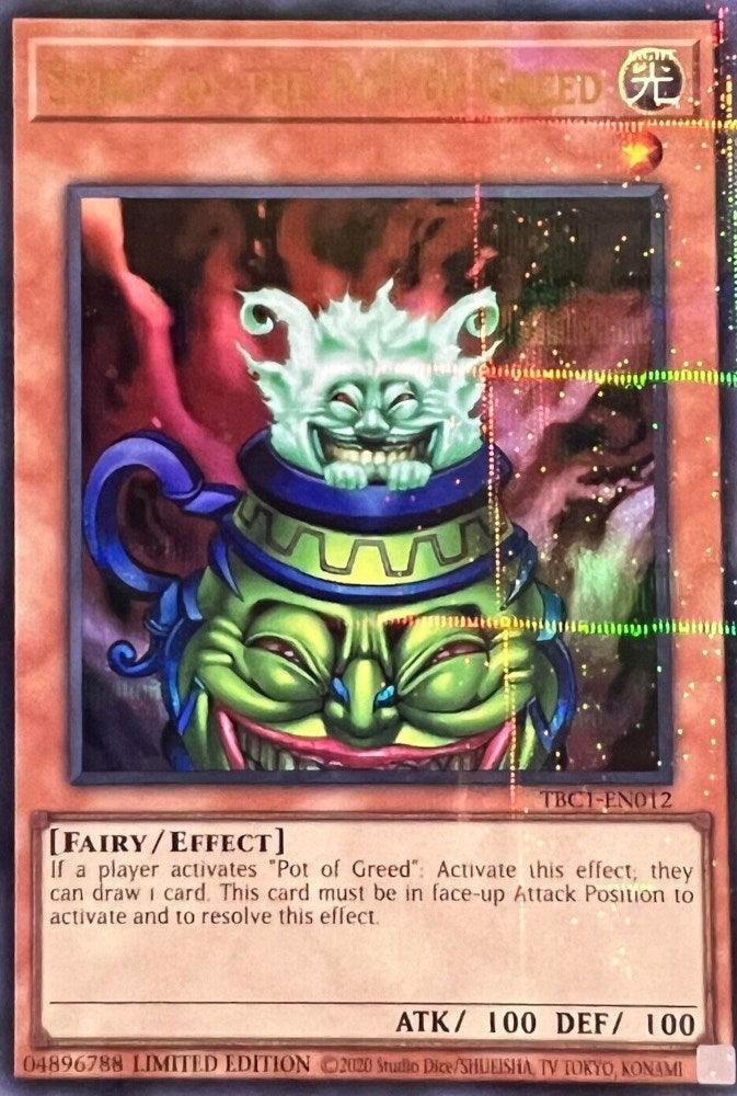 Spirit of the Pot of Greed [TBC1-EN012] Ultra Rare - Josh's Cards