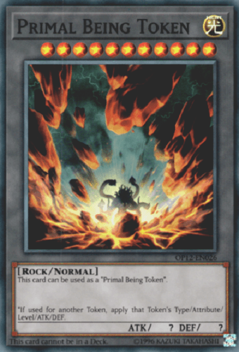 Primal Being Token [OP12-EN026] Super Rare - Josh's Cards