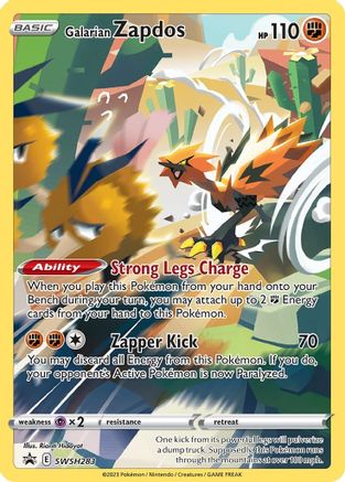 Galarian Zapdos - SWSH283 [SWSH283] (SWSH: Sword & Shield Promo Cards) Holofoil