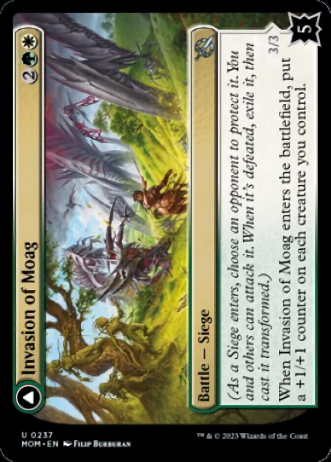 Invasion of Moag // Bloomwielder Dryads (MOM-237) - March of the Machine Foil