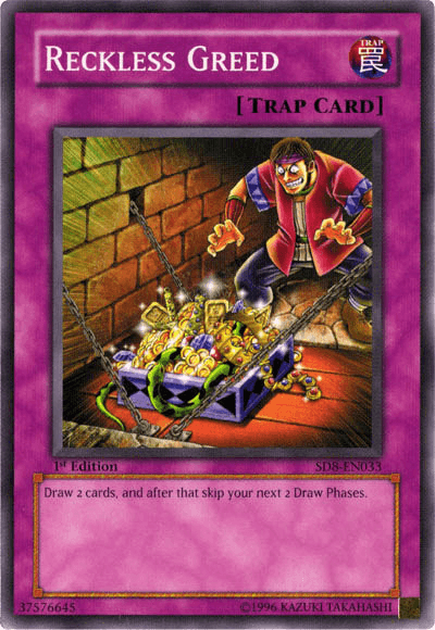 Reckless Greed [SD8-EN033] Common - Josh's Cards