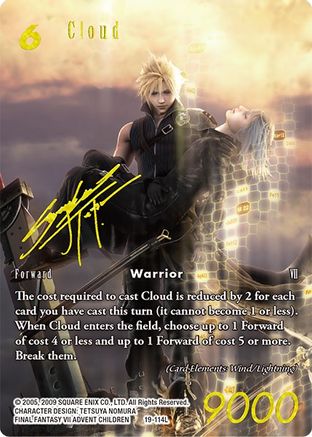 Cloud (Full Art) (19-114L) - From Nightmares Foil