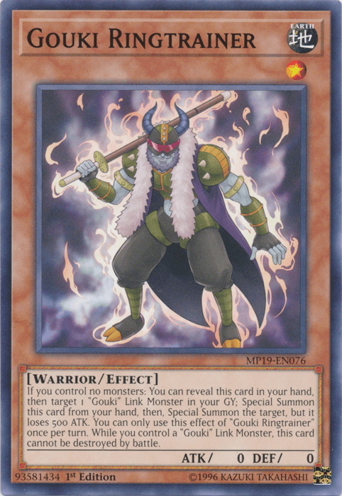 Gouki Ringtrainer [MP19-EN076] Common - Josh's Cards