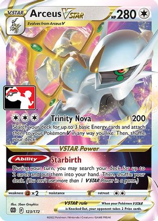 Arceus VSTAR [123] (Prize Pack Series Cards) Holofoil