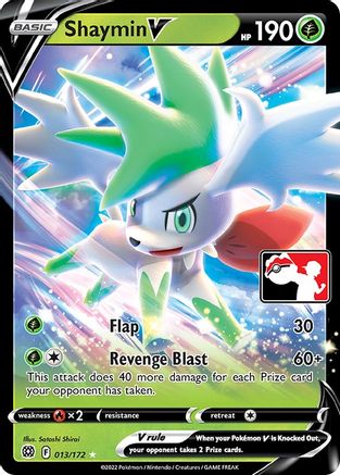 Shaymin V [13] (Prize Pack Series Cards) Holofoil