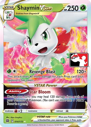 Shaymin VSTAR [14] (Prize Pack Series Cards) Holofoil