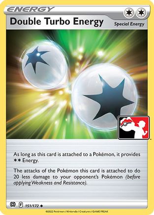Double Turbo Energy 151/172 - Prize Pack Series Cards Holofoil