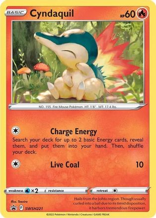 Cyndaquil - SWSH221 (Cosmos Holo) [SWSH221] (SWSH: Sword & Shield Promo Cards) Holofoil