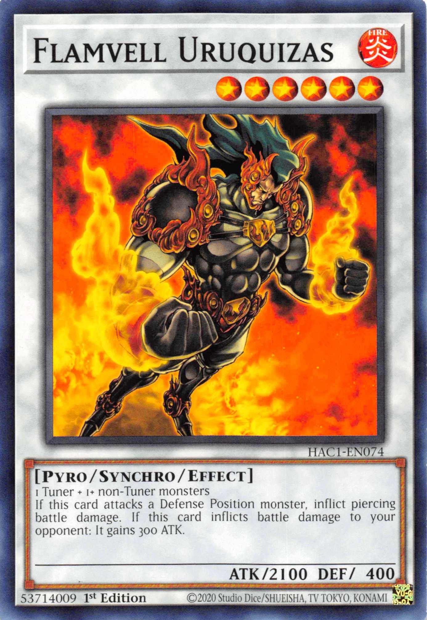 Flamvell Uruquizas [HAC1-EN074] Common - Josh's Cards