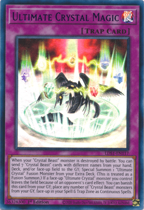 Ultimate Crystal Magic (Purple) [LDS1-EN117] Ultra Rare - Josh's Cards