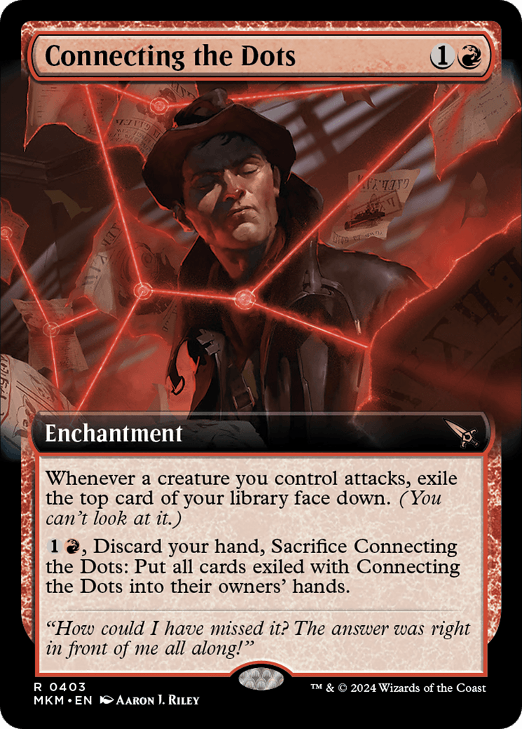 Connecting the Dots (Extended Art) [Murders at Karlov Manor] - Josh's Cards