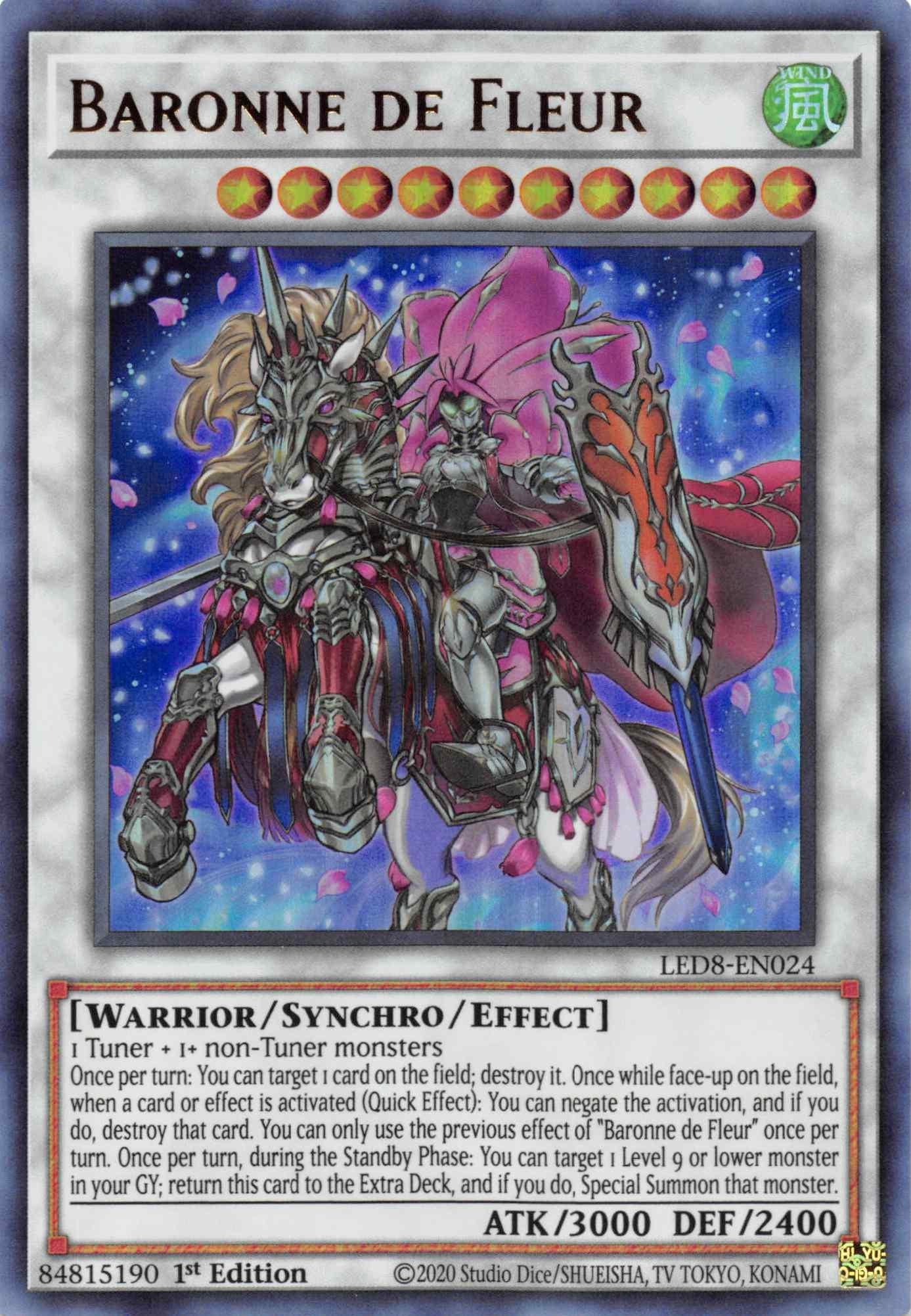 Baronne de Fleur [LED8-EN024] Ultra Rare - Josh's Cards
