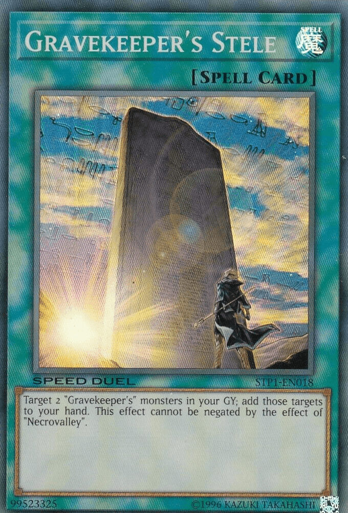 Gravekeeper's Stele [STP1-EN018] Super Rare - Josh's Cards