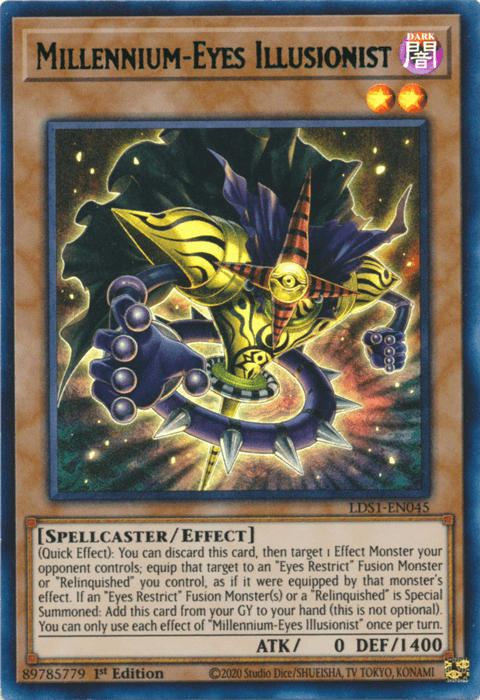 Millennium-Eyes Illusionist (Green) [LDS1-EN045] Ultra Rare - Josh's Cards
